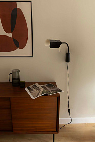 Настенный светильник Martinica S черный 1xE27