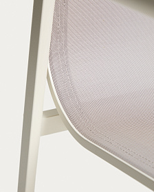 Комплект садовой мебели Brela стол и 6 стульев Canea из алюминия цвета экрю