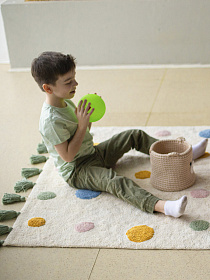 Хлопковый ковер Lillaland LOVELY DOTS 120*180