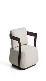 Уличное кресло Tamaris из алюминия коричневого цвета