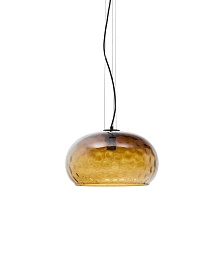 Подвесной светильник из коричневого стекла Balma, Ø 40 см