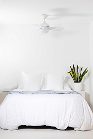 Белый потолочный вентилятор с освещением Hvar 24W