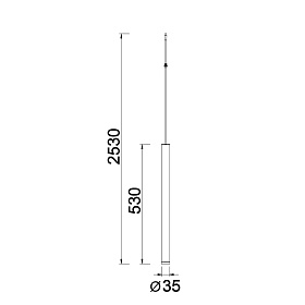 9335 Подвесной модульный светильник без основания CALA