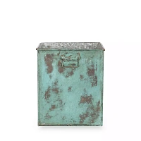 Кашпо Everest квадратное зеленое