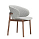 Стул OLIMAR ткань 63#PU, орех