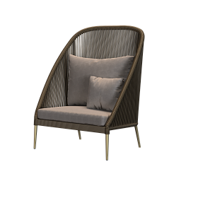 RODONA Кресло с высокой спинкой BEIGE-WHITE WASH