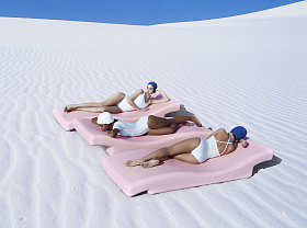 Уличный шезлонг 356