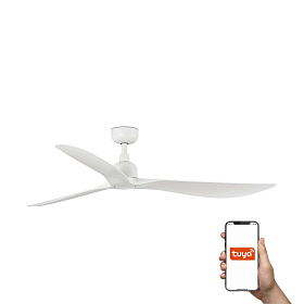 Потолочный вентилятор OUTWOOD Ш1500MM белый 3 PALAS IP44 TUYA