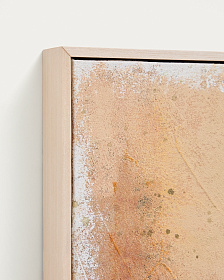 Абстрактная картина Selnar желтая 60 x 90 см