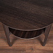Приставной столик RONDA темный орех V36W1
