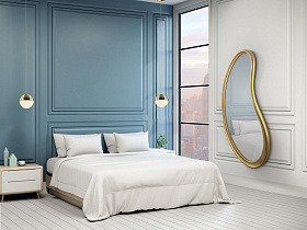 Brigitte Зеркало настенное золотое