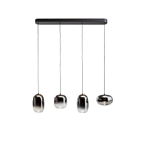 Onice Люстра 4L черно-дымчатый