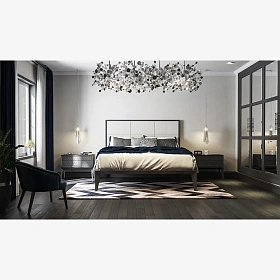 Кровать Line с базой Triangle 163x150x209/219 матрас 150 см