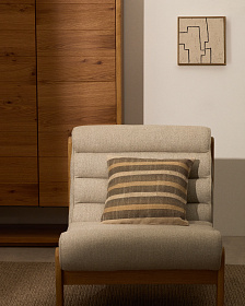 Awen Чехол на подушку из хлопка с полосками, разноцветный 45 x 45 см