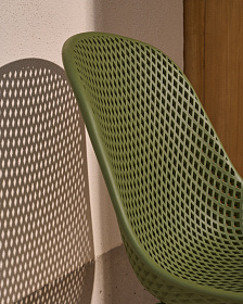 Садовый стул Quinby зеленый со стальными ножками