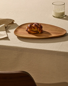 Набор из 2 сервировочных досок Nukha из древесины акации