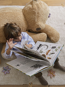 Пуф Спящий мишка 30*100*70