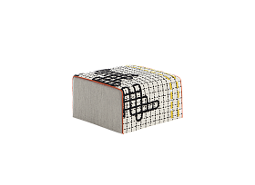 Пуф маленький Bandas D белый