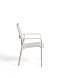 Уличный стул Canea из алюминия цвета экрю