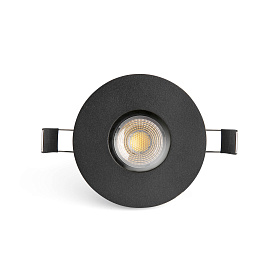 NIVA Встраиваемый светильник FIJO IP65 черный 1xGU10 MR16