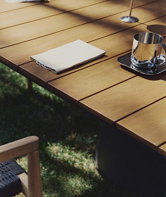 Tudons Садовый стол из алюминия серого цвета