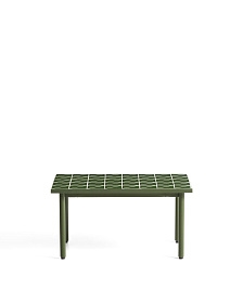 Уличный столик Maurina из зеленой стали с плиткой зеленого цвета 81 x 51 см