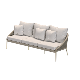 RODONA Диван BEIGE-WHITE WASH