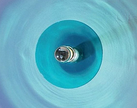 Бра Fest хромированный цоколь 5 см - бирюзовое стекло