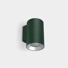 Уличный настенный светильник IP66 Cosmos ø85mm LED 11.8W 2700K ON-OFF Зеленый 1115Lm