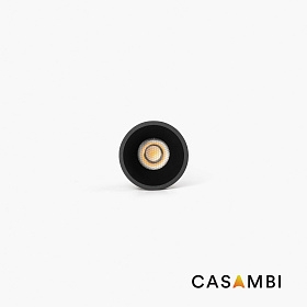 Встраиваемый светильник TULIPA DOWN SIM IP65 10W черный 36° 2700K CRI90 CASAMB