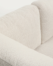 Трехместный диван Nerano из алюминия серо-коричневого цвета, 208 см