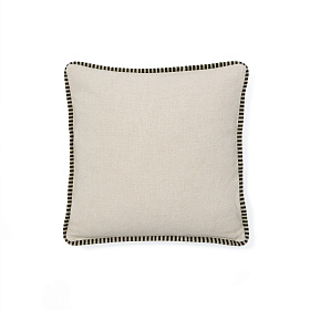 Чехол для подушки бежевого цвета Ardit с зеленой полосой 45 x 45