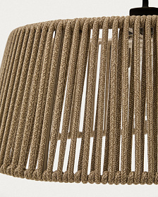 Абажур подвесного светильника Aldet из серого веревочного шнура Ø46 см