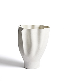 Ваза Nilea из кремовой керамики, 35 см
