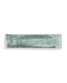 Абстрактная картина Selnar зеленая 182 x 47 см