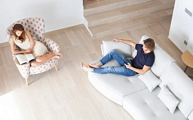 Модульный диван Arianne Plus U1 + S1 + 2M + R + PT, ножки черный пластик 3/6 см
