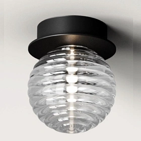 Полоточный/настенный светильник Doul черный