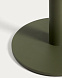 Уличный столик Asinara из зеленого алюминия, диаметр 40 см