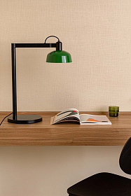 Настольный светильник TATAWIN с абажуром зеленый металл 1xE27