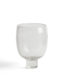 Ваза Sirau из прозрачного стекла, диаметр 24 см