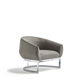 Кресло Paul  хромированное основание