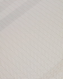 Шезлонг Lesina из алюминия и ткани цвета экрю