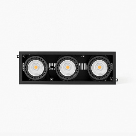 Встраиваемый светильник Mini Colin-3 черный LED 54-75W FASHION 3100K 56°