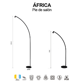 9416 Торшер AFRICA