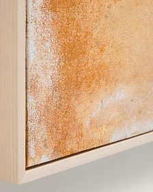 Абстрактная картина Selnar желтая 60 x 90 см