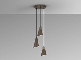 Bera Люстра 3L коричневый