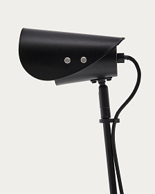 Настольная лампа Jula с зажимом из черного металла