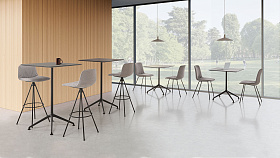 Стол Lex высотой 103 см с круглой столешницей Ø70cm