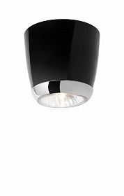 Потолочный светильник Boogie Sofito negro & cromo