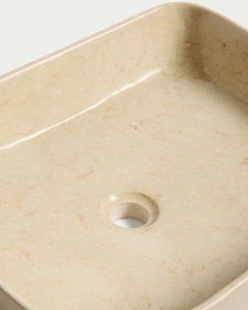 Раковина Darnen из бежевого мрамора 55 x 35 см